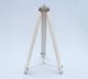 Floor Standing Chrome With White Leather Anchormaster Telescope 65 - 9