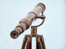 Floor Standing Antique Brass Galileo Telescope 65 - 11