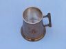 Antique Brass Anchor Mug With Cleat Handle 5 - 4