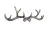 Rustic Silver Cast Iron Antler Wall Hooks 15 - 3