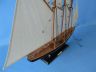 Wooden Atlantic Model Sailboat Decoration 35 - 11