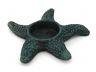 Seaworn Blue Cast Iron Starfish Decorative Tealight Holder 4.5 - 3