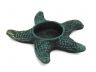 Seaworn Blue Cast Iron Starfish Decorative Tealight Holder 4.5 - 2