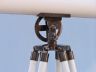 Floor Standing Oil-Rubbed Bronze-White Leather Griffith Astro Telescope 64 - 5