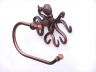Antique Copper Octopus Hand Towel Holder 10 - 2