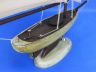 Wooden Rustic Bermuda Sloop Model Sailboat Decoration 17 - 10