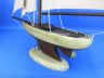 Wooden Rustic Bermuda Sloop Model Sailboat Decoration 17 - 1