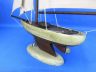 Wooden Rustic Bermuda Sloop Model Sailboat Decoration 17 - 2