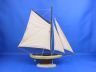 Wooden Rustic Bermuda Sloop Model Sailboat Decoration 17 - 6