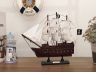 Wooden Captain Kidds Black Falcon White Sails Model Pirate Ship 12 - 2