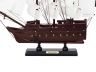 Wooden Captain Kidds Black Falcon White Sails Model Pirate Ship 12 - 1