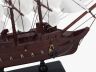 Wooden Captain Kidds Black Falcon White Sails Model Pirate Ship 12 - 6