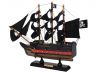 Wooden Captain Kidds Black Falcon Black Sails Limited Model Pirate Ship 12 - 3