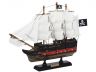 Wooden Captain Kidds Black Falcon White Sails Limited Model Pirate Ship 12 - 2