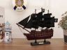 Wooden Black Pearl with Black Sails Model Pirate Ship 12 - 10