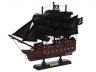 Wooden Black Pearl with Black Sails Model Pirate Ship 12 - 8