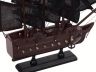 Wooden Black Pearl with Black Sails Model Pirate Ship 12 - 4