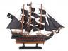 Wooden Ben Franklins Black Prince Black Sails Limited Model Pirate Ship 15 - 15