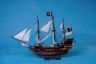 Blackbeards Queen Annes Revenge Model Pirate Ship 24 - White Sails - 9