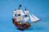 Blackbeards Queen Annes Revenge Model Pirate Ship 24 - White Sails - 4