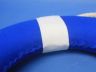 Vibrant Blue Decorative Lifering with White Bands 10 - 5