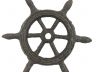Cast Iron Ship Wheel Decorative Paperweight 4 - 1