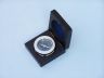 Chrome Paperweight Compass with Black Rosewood Box 3 - 6