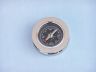 Chrome Paperweight Compass with Black Rosewood Box 3 - 4