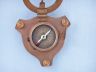 Captains Antique Brass Triangle Sundial Compass with Rosewood Box 3 - 3