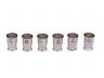 Brass Anchor Shot Glasses With Rosewood Box 12 - Set of 6 - 1