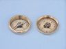 Solid Brass Boy Scout Compass with Rosewood Box 3 - 4