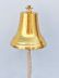 Brass Plated Hanging Harbor Bell 13 - 2