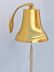 Brass Plated Hanging Harbor Bell 13 - 4