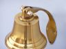 Brass Plated Hanging Harbor Bell 4 - 2