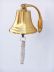 Brass Plated Hanging Harbor Bell 5.5 - 5