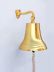 Brass Plated Hanging Ships Bell 18 - 1