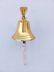 Brass Plated Hanging Ships Bell 6 - 3