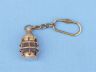 Solid Brass Anchor Clear Lantern Key Chain 5 - 1