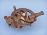 Antique Brass Round Sextant with Rosewood Box 4 - 3