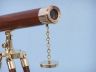 Floor Standing Brass-Wood Harbor Master Telescope 30 - Wood - 2