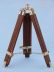 Floor Standing Brass-Wood Harbor Master Telescope 30 - Wood - 12