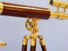 Floor Standing Brass-Wood Griffith Astro Telescope 50 - 5