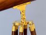 Floor Standing Brass - Wood Harbor Master Telescope 60  - 11