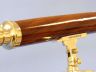 Floor Standing Brass - Wood Harbor Master Telescope 60  - 17