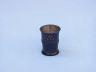 Oil Rubbed Bronze Anchor Shot Glasses With Rosewood Box 12 - Set of 6 - 5