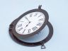 Bronzed Deluxe Class Porthole Clock 20  - 2