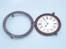 Bronzed Deluxe Class Porthole Clock 20  - 3