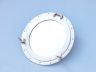 Brushed Nickel Deluxe Class Decorative Ship Porthole Mirror 15 - 1