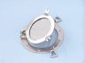 Brushed Nickel Deluxe Class Decorative Ship Porthole Mirror 8 - 6