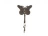 Rustic Copper Cast Iron Butterly Decorative Metal Wall Hook 5 - 3